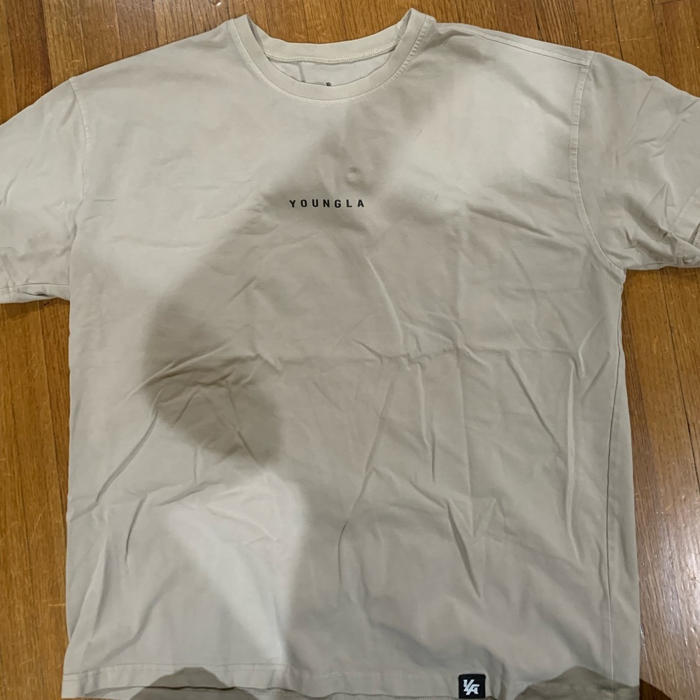 Youngla essential jacked tee - sand